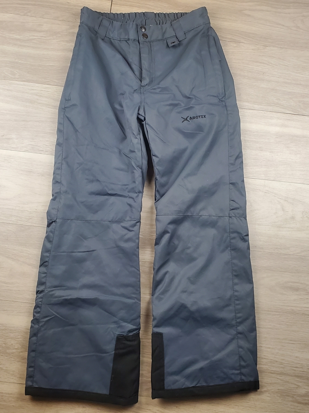 Arctix Youth Large Gray Insulated Snow Ski Pants Waterproof Winter Size L